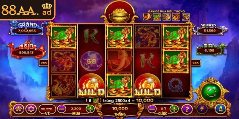 Kho Báu Tứ Linh 88AA – Săn kho báu thần thoại đầy hấp dẫn 1 Kho Báu Tứ Linh 88AA sở hữu cơ chế trả thưởng đa dạng