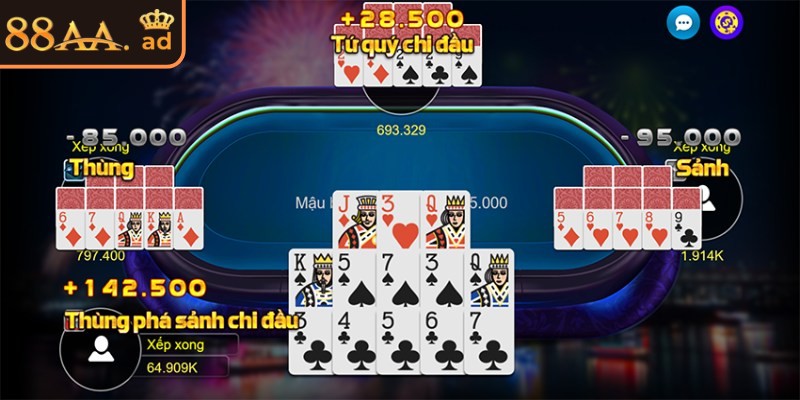 Bộ tứ quý rất mạnh trong trò chơi